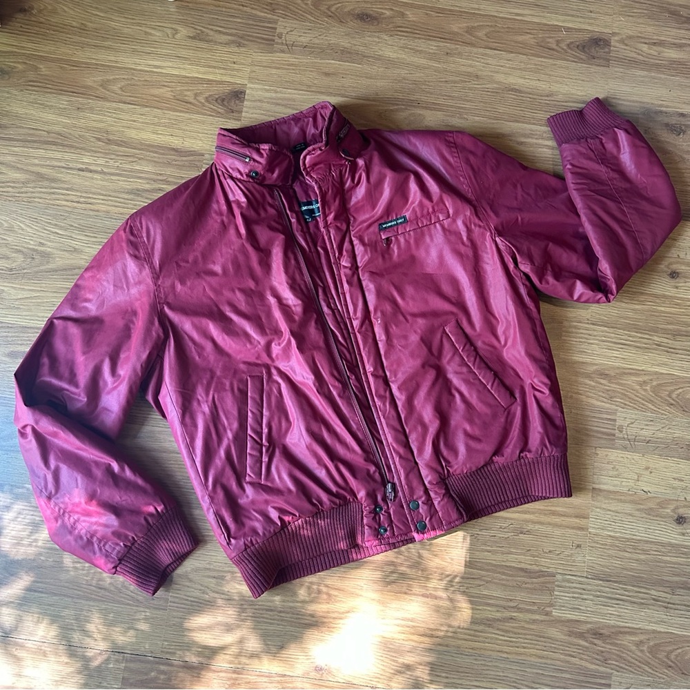 Members Only Red Bomber Jacket